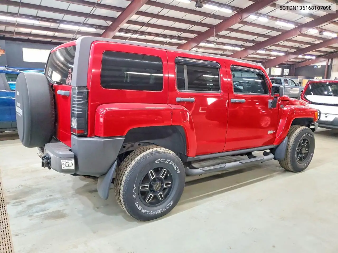 2006 Hummer H3 VIN: 5GTDN136168107098 Lot: 60114886