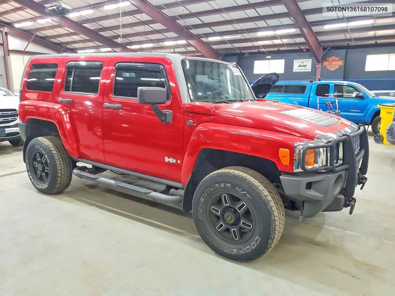 2006 Hummer H3 VIN: 5GTDN136168107098 Lot: 60114886