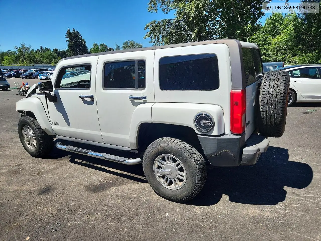 2006 Hummer H3 VIN: 5GTDN136968190733 Lot: 60241976