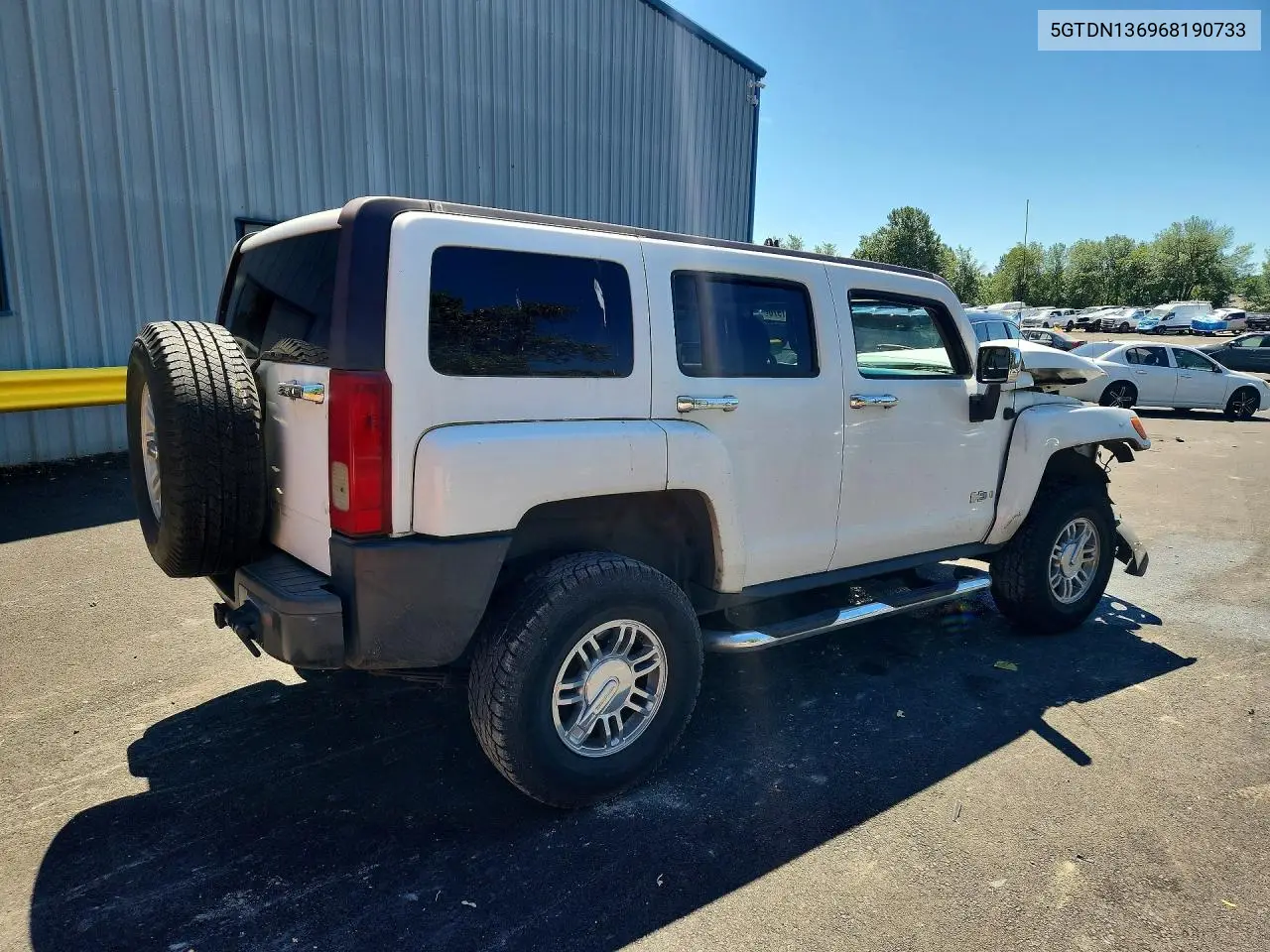 2006 Hummer H3 VIN: 5GTDN136968190733 Lot: 60241976