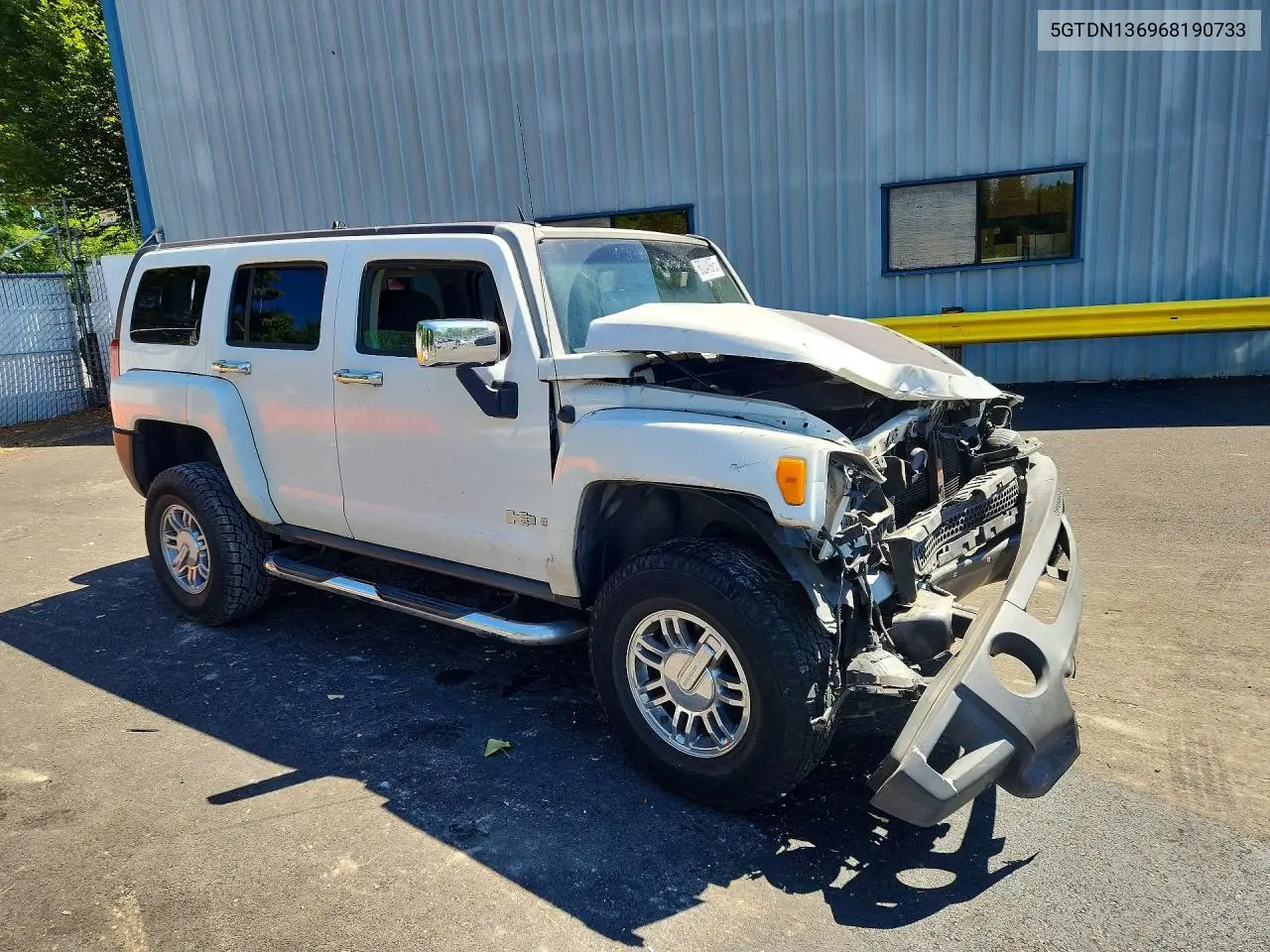 2006 Hummer H3 VIN: 5GTDN136968190733 Lot: 60241976