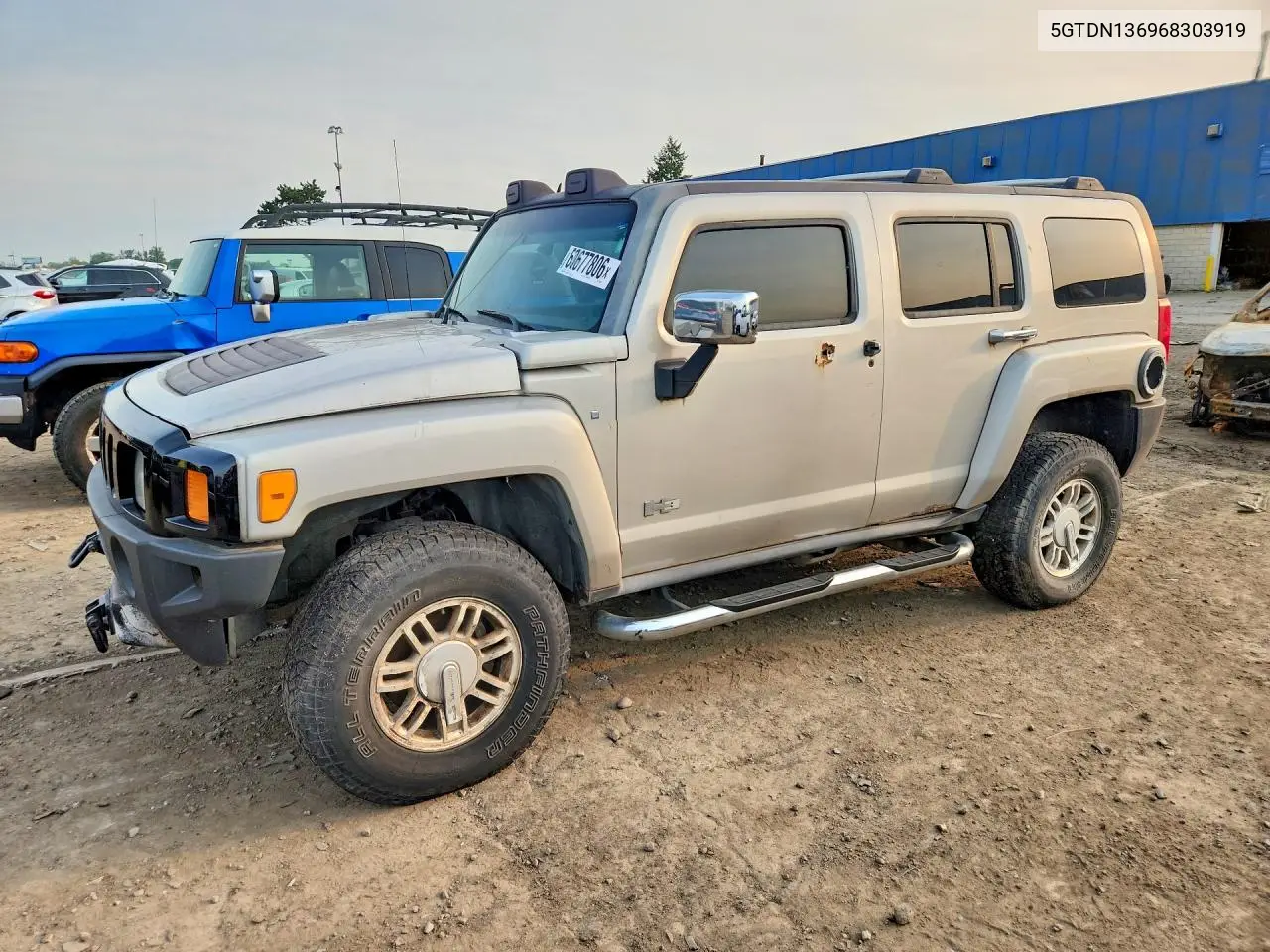 2006 Hummer H3 VIN: 5GTDN136968303919 Lot: 60677806
