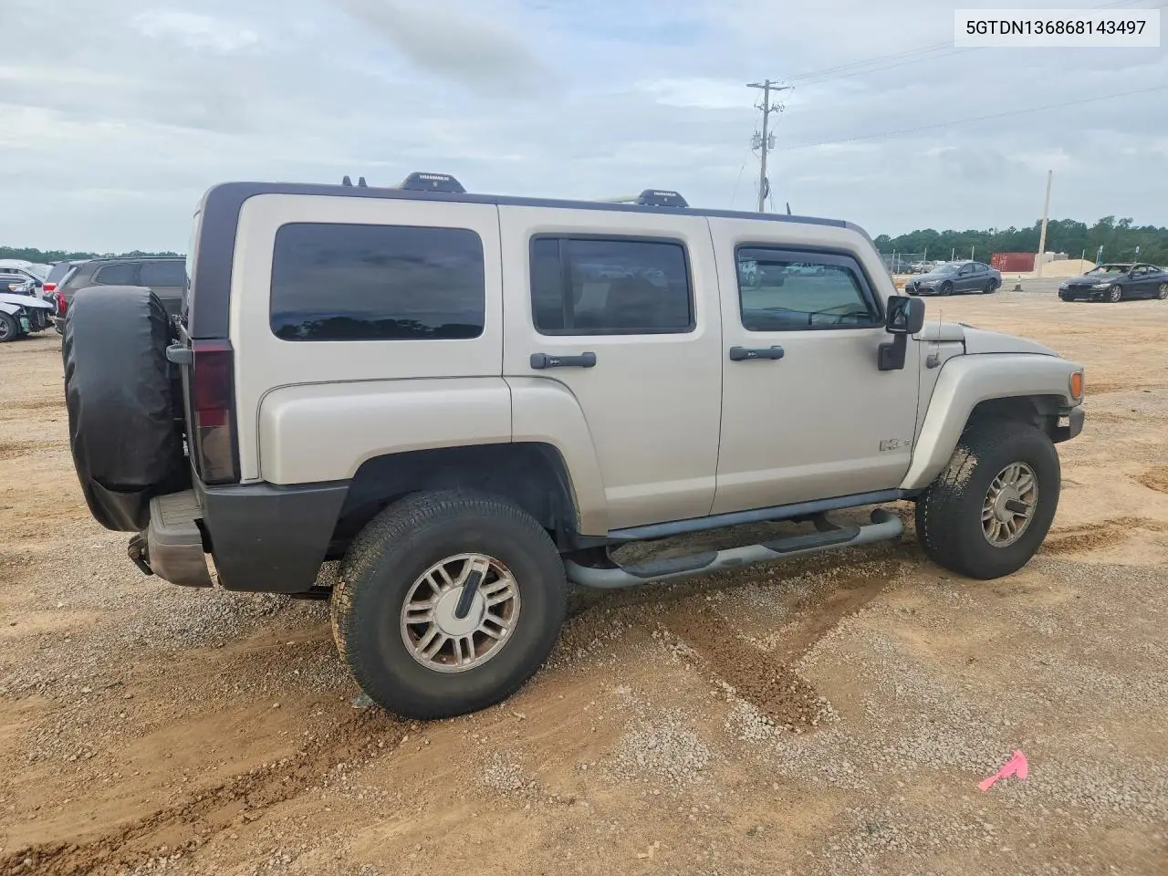 2006 Hummer H3 VIN: 5GTDN136868143497 Lot: 61050466