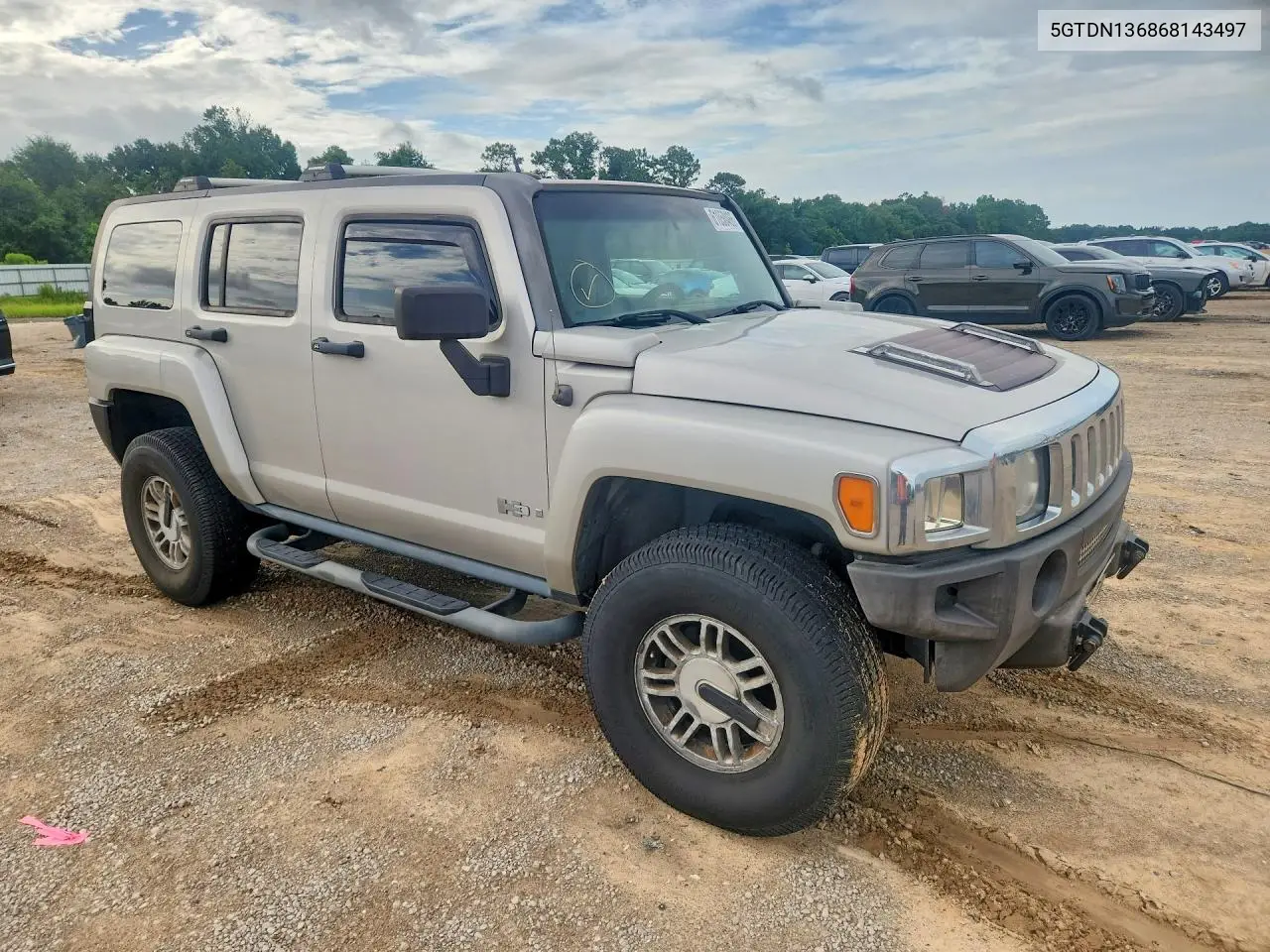 2006 Hummer H3 VIN: 5GTDN136868143497 Lot: 61050466