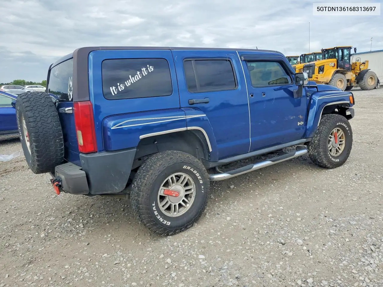 2006 Hummer H3 VIN: 5GTDN136168313697 Lot: 61233646