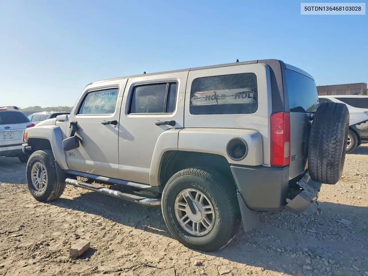 2006 Hummer H3 VIN: 5GTDN136468103028 Lot: 61325756