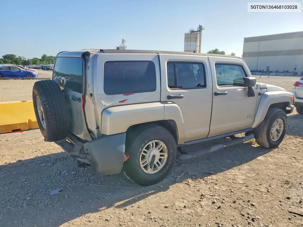 2006 Hummer H3 VIN: 5GTDN136468103028 Lot: 61325756