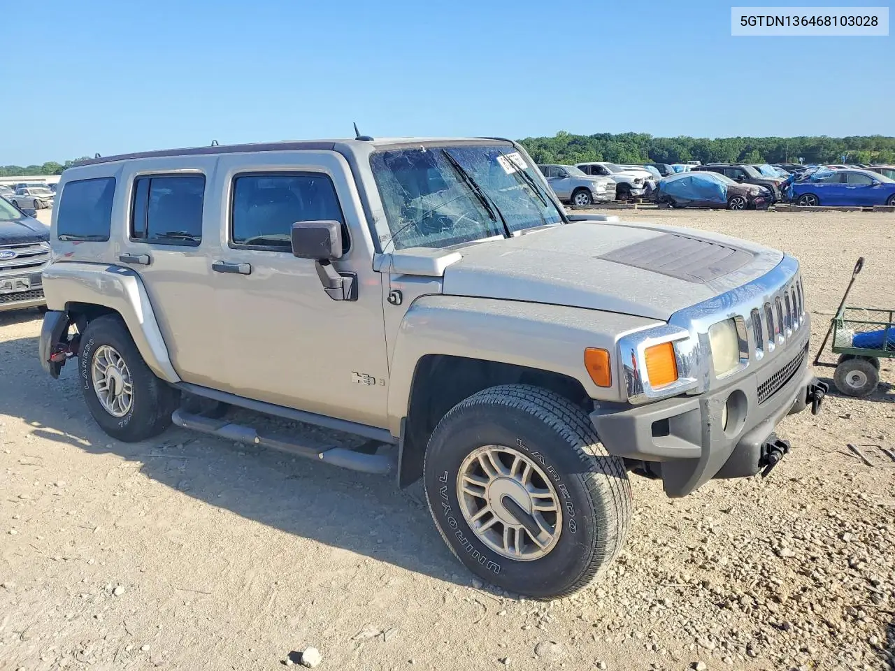 2006 Hummer H3 VIN: 5GTDN136468103028 Lot: 61325756