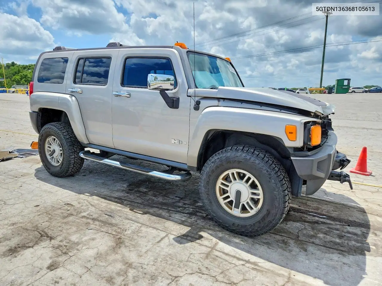 2006 Hummer H3 VIN: 5GTDN136368105613 Lot: 61521226
