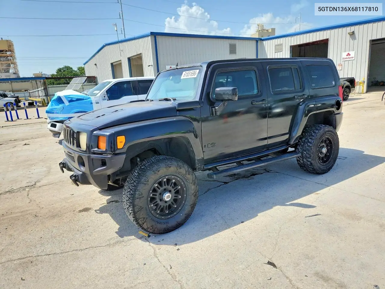 2006 Hummer H3 VIN: 5GTDN136X68117810 Lot: 61551696