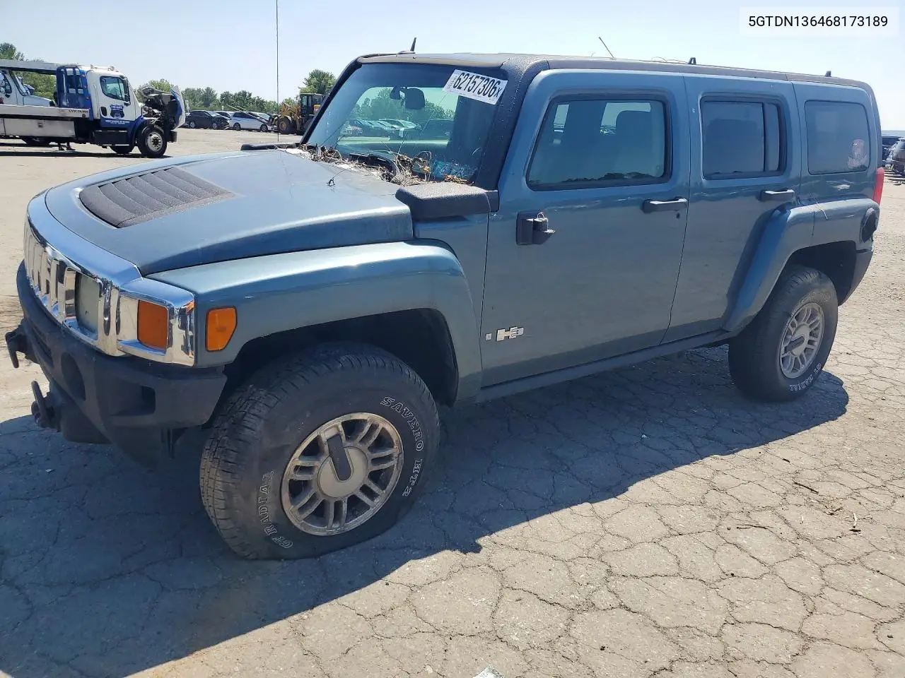 2006 Hummer H3 VIN: 5GTDN136468173189 Lot: 62157306