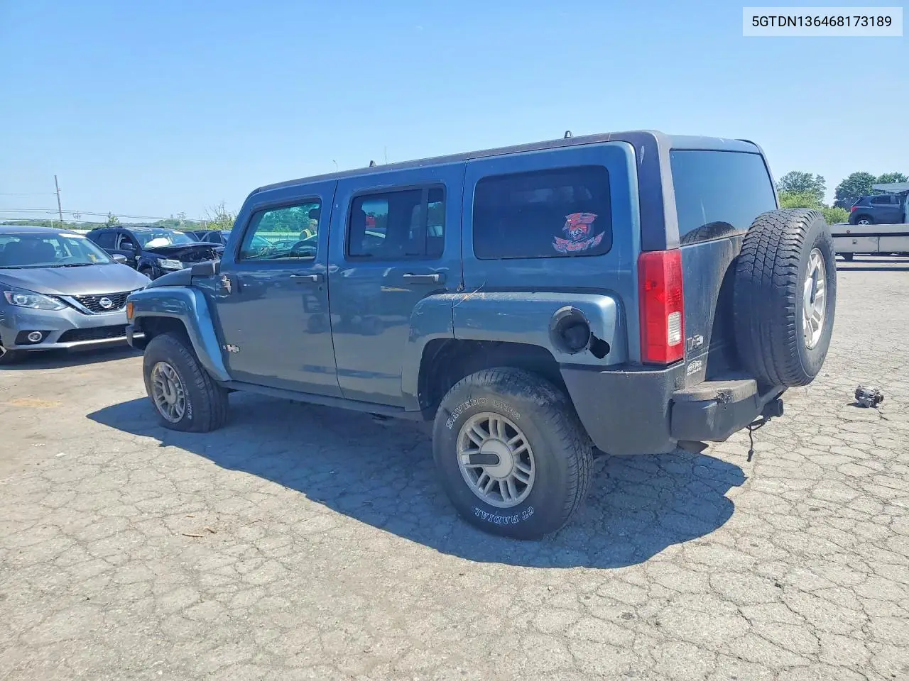 2006 Hummer H3 VIN: 5GTDN136468173189 Lot: 62157306