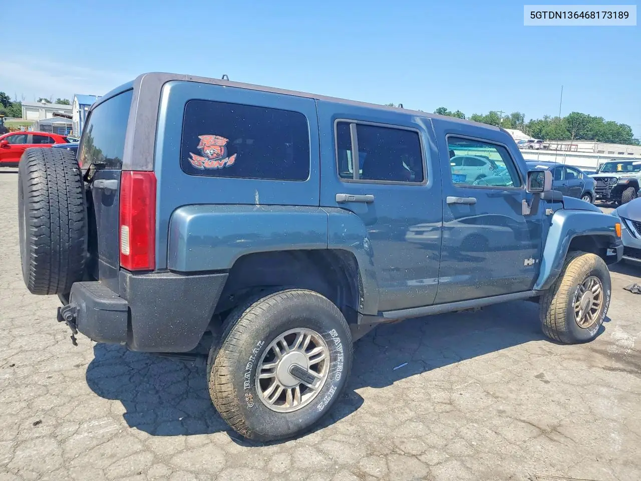 2006 Hummer H3 VIN: 5GTDN136468173189 Lot: 62157306