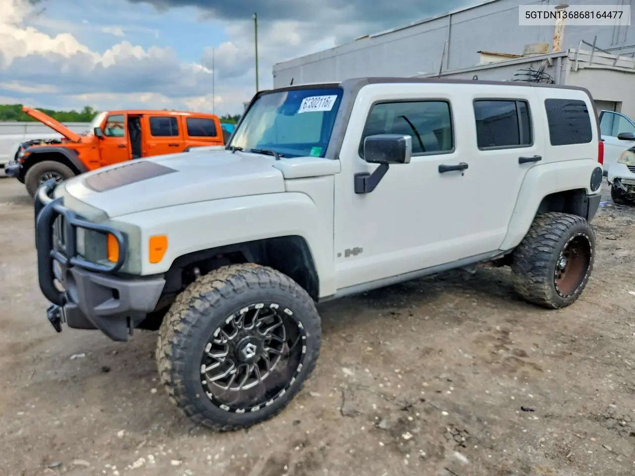 2006 Hummer H3 VIN: 5GTDN136868164477 Lot: 62302116