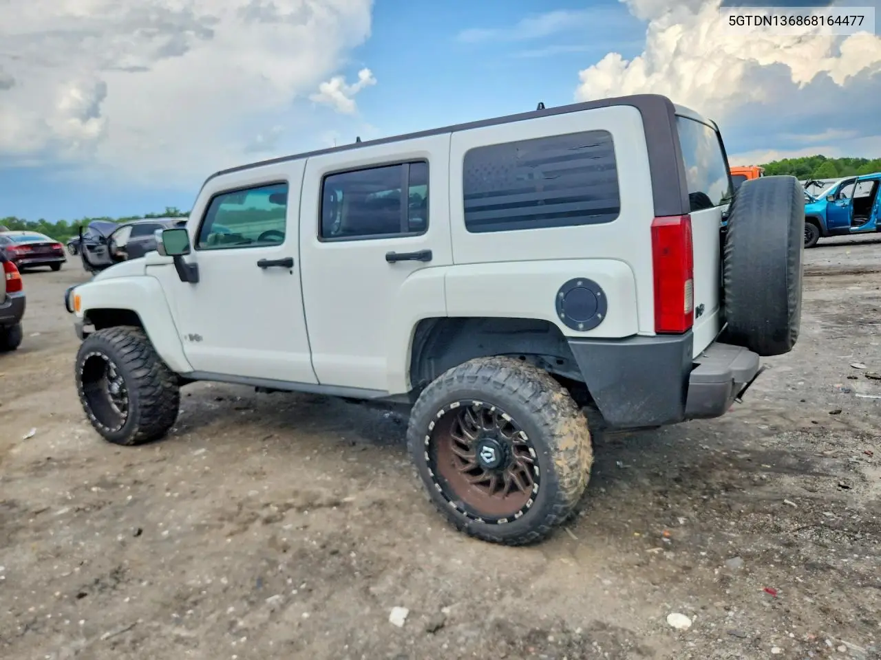 2006 Hummer H3 VIN: 5GTDN136868164477 Lot: 62302116