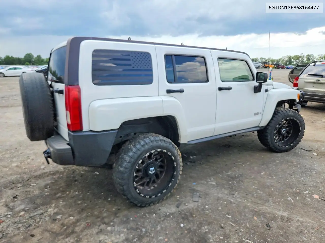 2006 Hummer H3 VIN: 5GTDN136868164477 Lot: 62302116