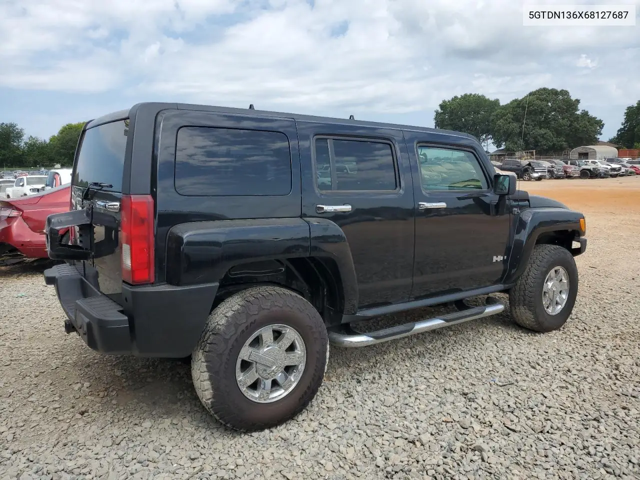 2006 Hummer H3 VIN: 5GTDN136X68127687 Lot: 66087505
