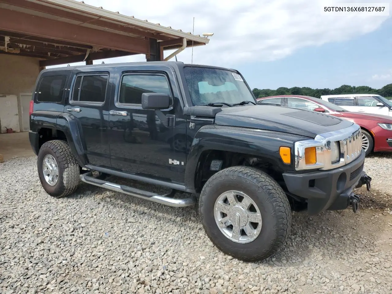 2006 Hummer H3 VIN: 5GTDN136X68127687 Lot: 66087505