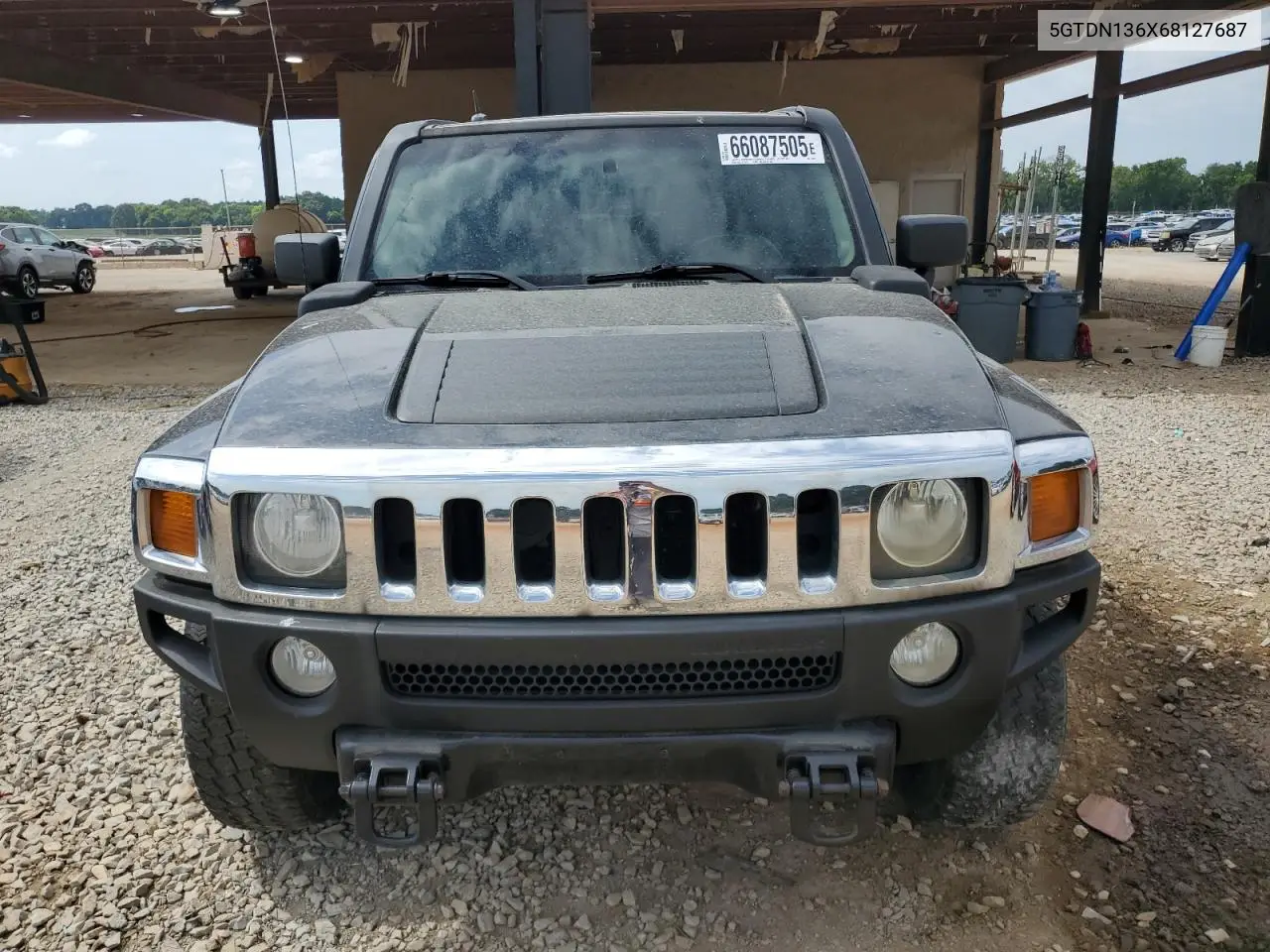 2006 Hummer H3 VIN: 5GTDN136X68127687 Lot: 66087505