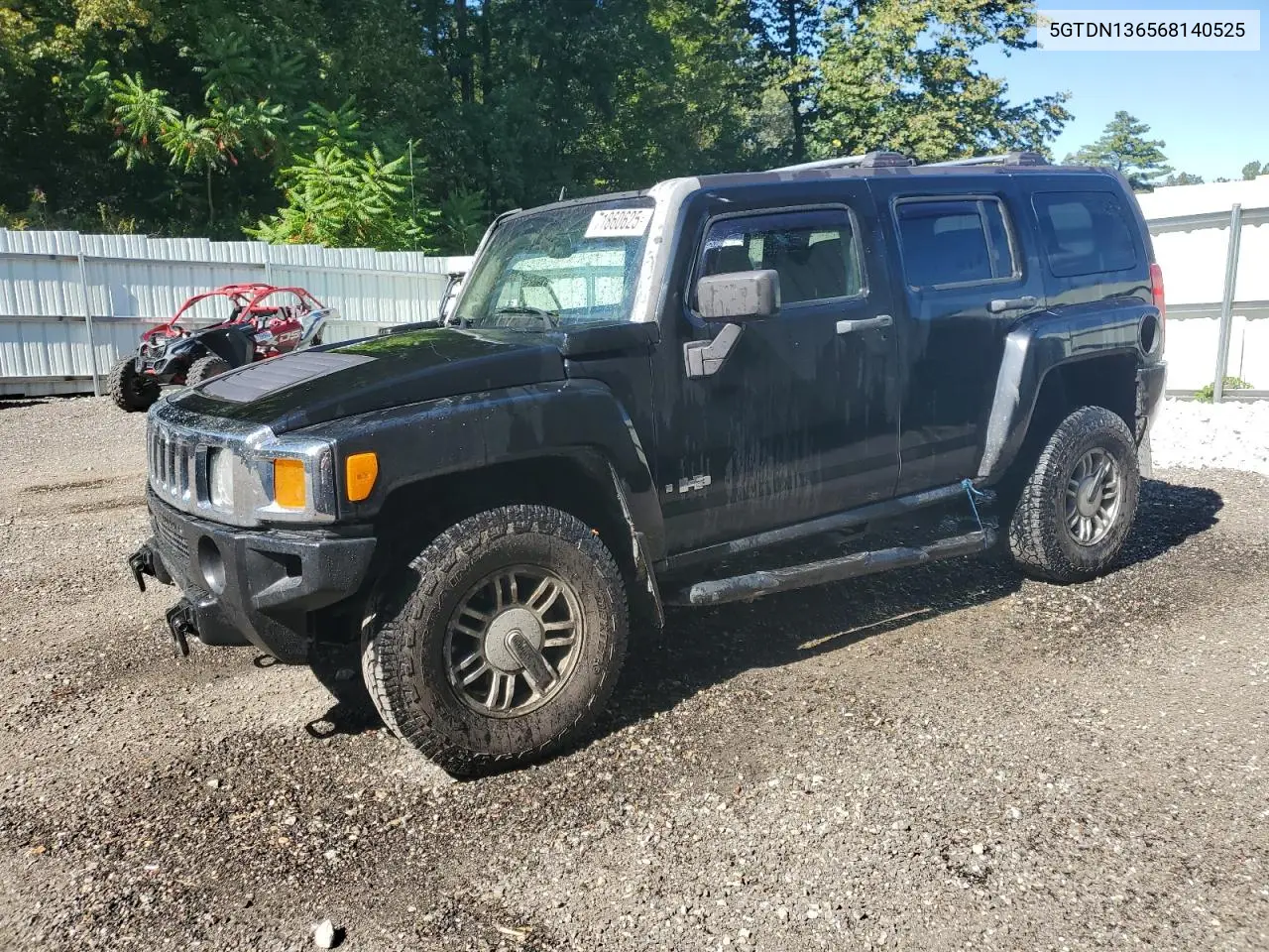 2006 Hummer H3 VIN: 5GTDN136568140525 Lot: 71860625