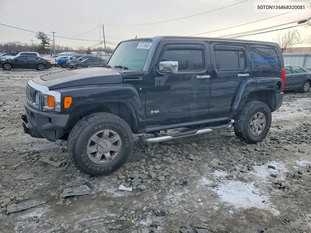 2006 Hummer H3 VIN: 5GTDN136868320081 Lot: 76714945