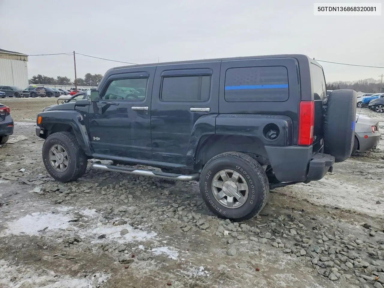 2006 Hummer H3 VIN: 5GTDN136868320081 Lot: 76714945