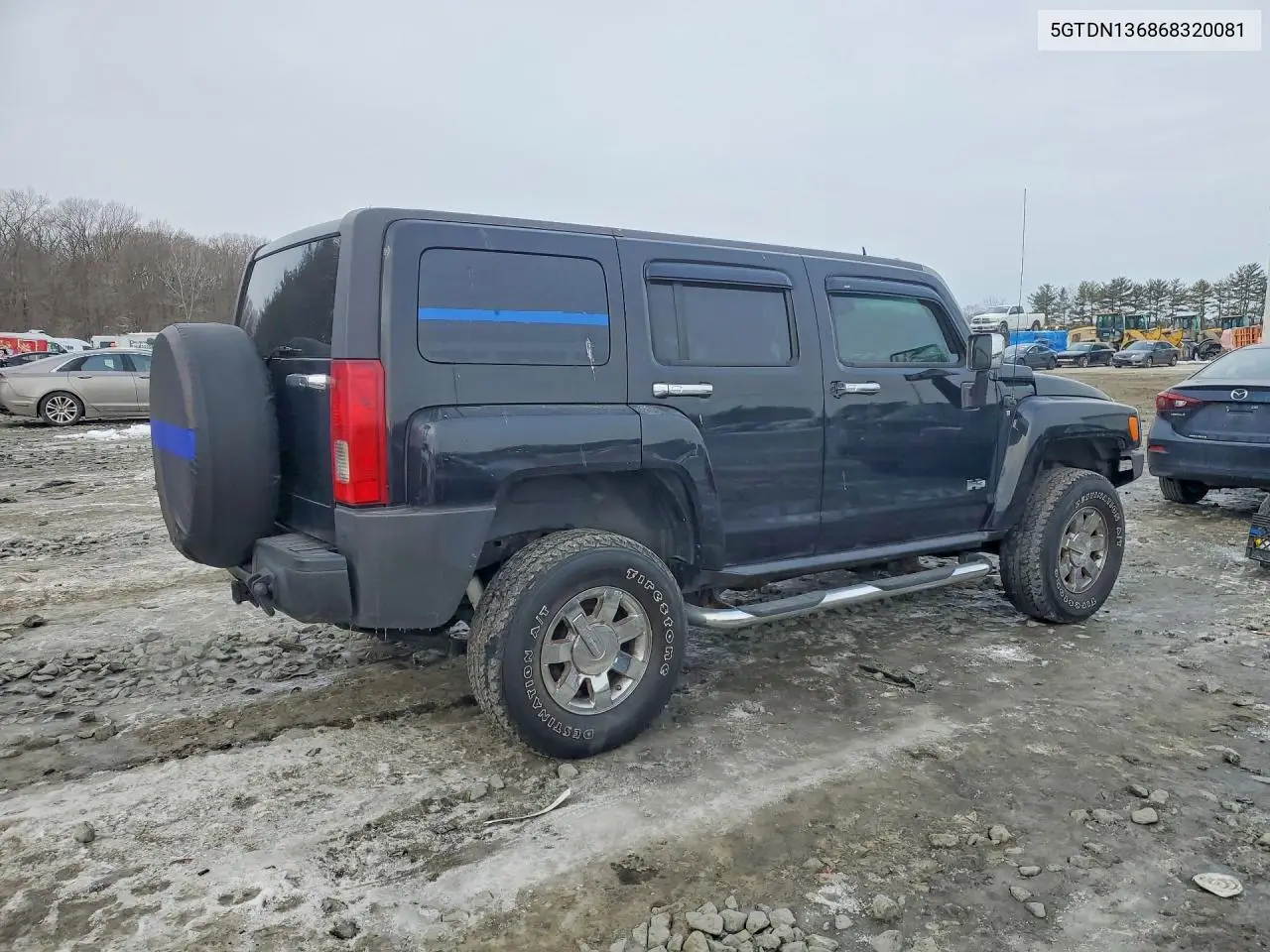 2006 Hummer H3 VIN: 5GTDN136868320081 Lot: 76714945