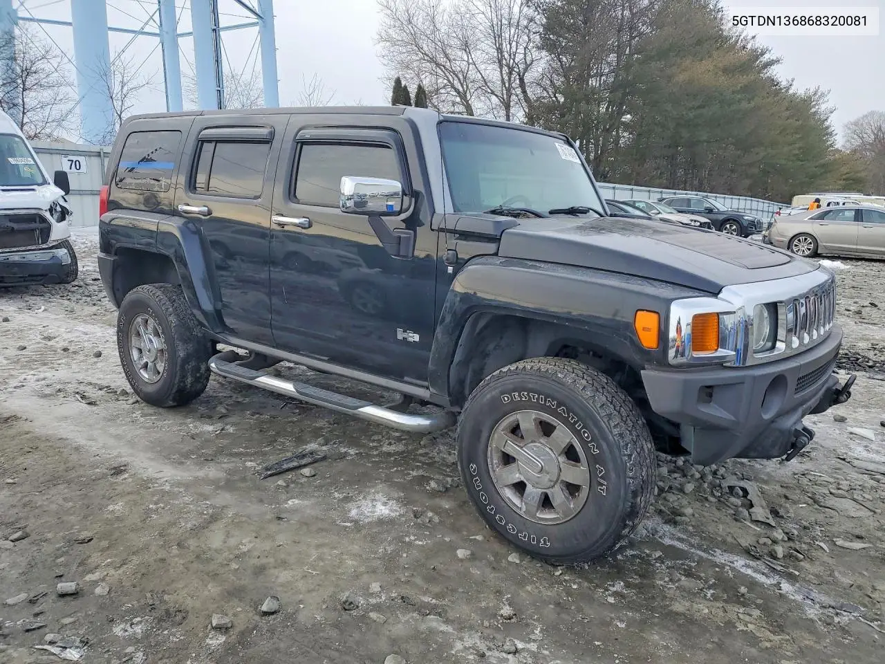 2006 Hummer H3 VIN: 5GTDN136868320081 Lot: 76714945