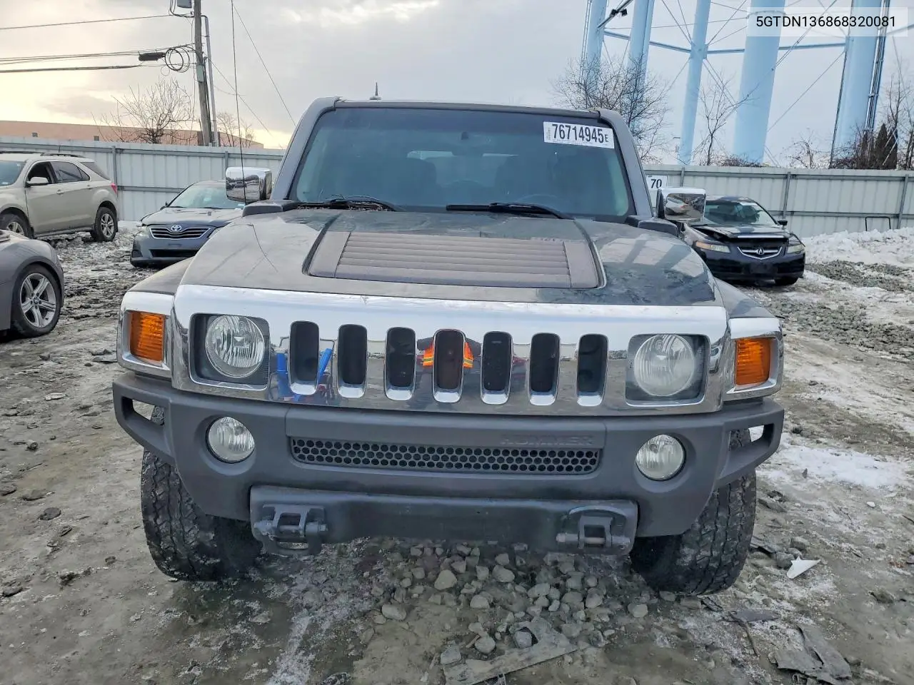 2006 Hummer H3 VIN: 5GTDN136868320081 Lot: 76714945