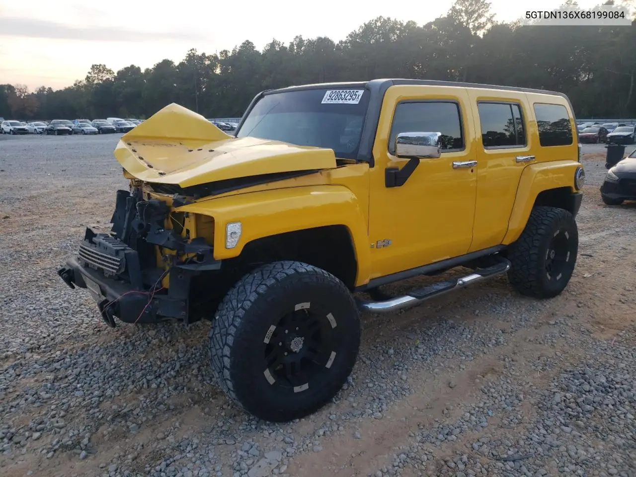 2006 Hummer H3 VIN: 5GTDN136X68199084 Lot: 92863295