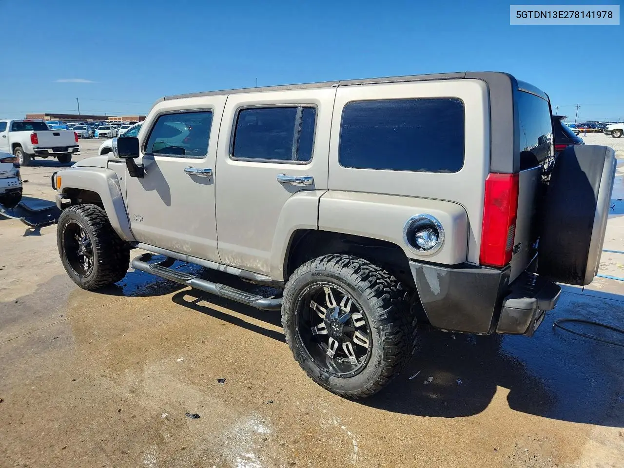 2007 Hummer H3 VIN: 5GTDN13E278141978 Lot: 45669126
