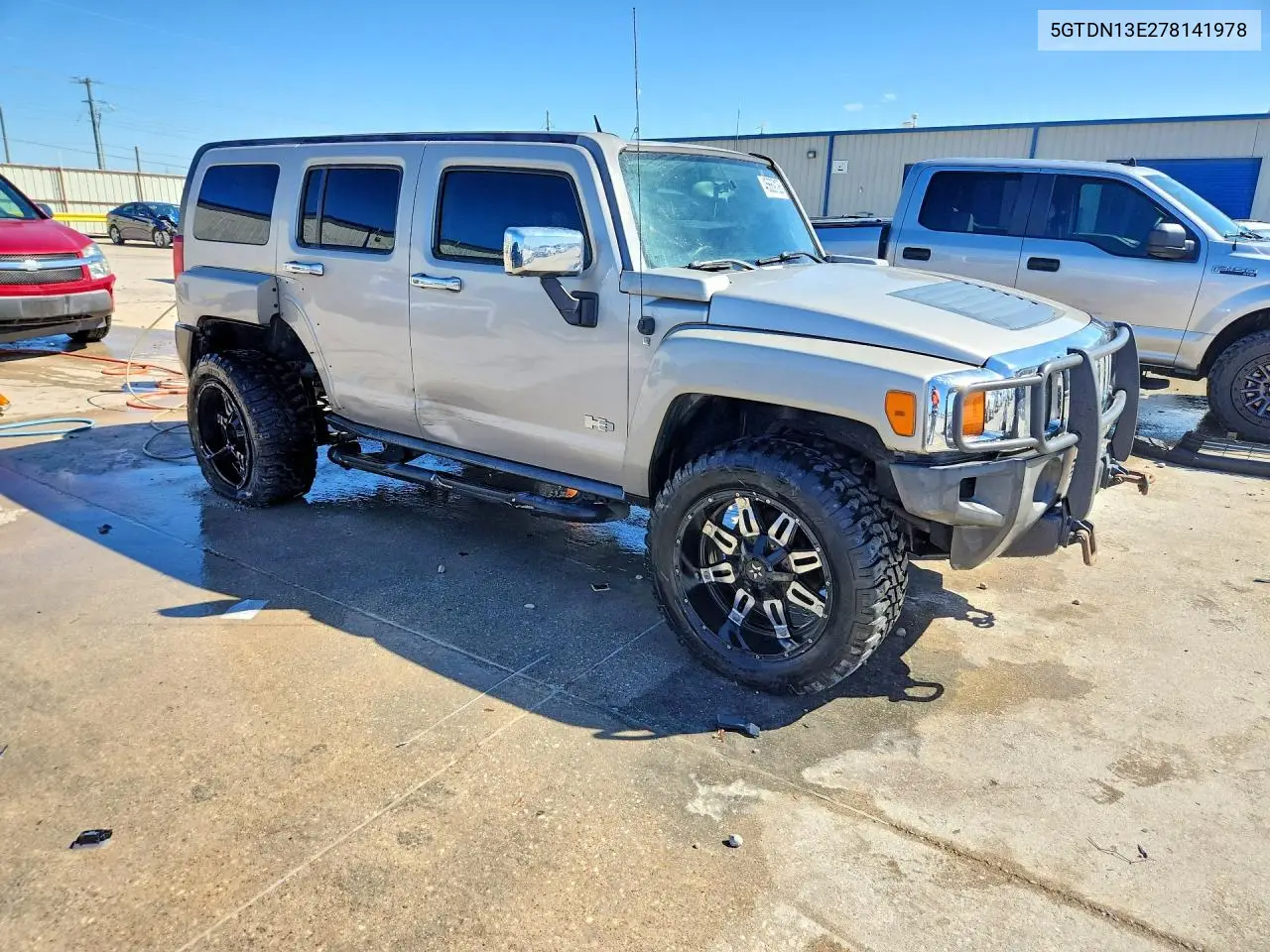 2007 Hummer H3 VIN: 5GTDN13E278141978 Lot: 45669126