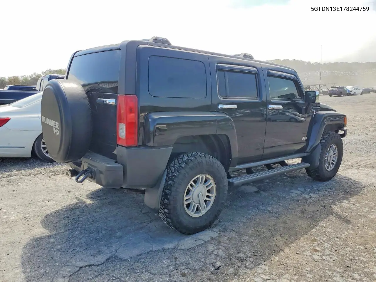 2007 Hummer H3 VIN: 5GTDN13E178244759 Lot: 50279456