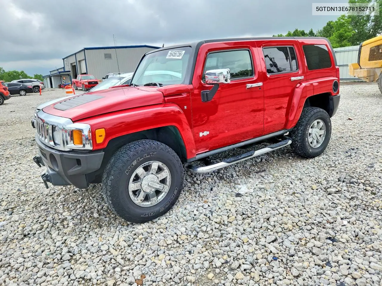 2007 Hummer H3 VIN: 5GTDN13E678152711 Lot: 56456756