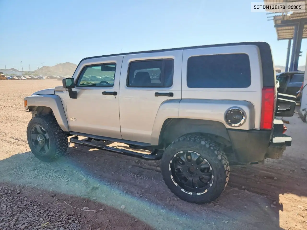 2007 Hummer H3 VIN: 5GTDN13E178136805 Lot: 60045046