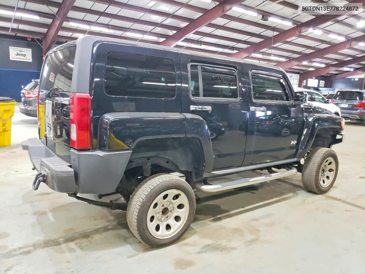 2007 Hummer H3 VIN: 5GTDN13E778224872 Lot: 61555016