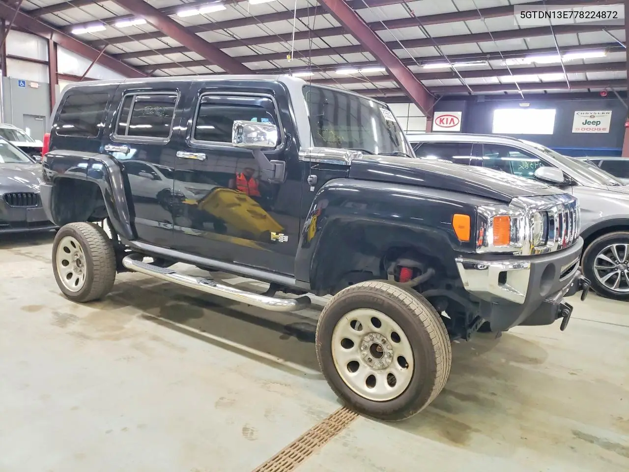 2007 Hummer H3 VIN: 5GTDN13E778224872 Lot: 61555016