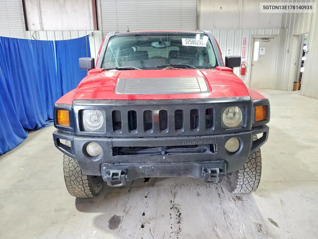 2007 Hummer H3 VIN: 5GTDN13E178140935 Lot: 62080726