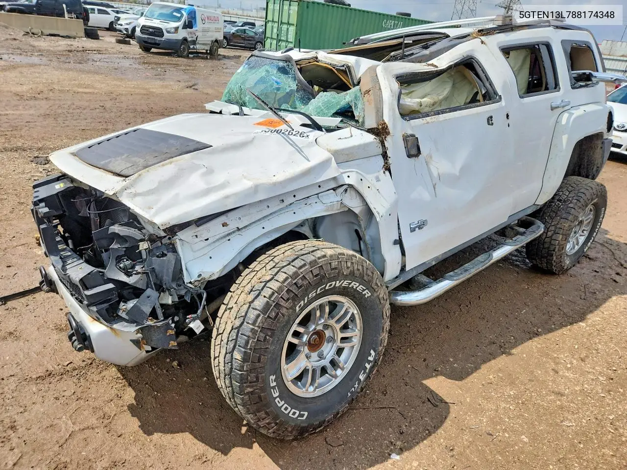 2008 Hummer H3 Alpha VIN: 5GTEN13L788174348 Lot: 50002626