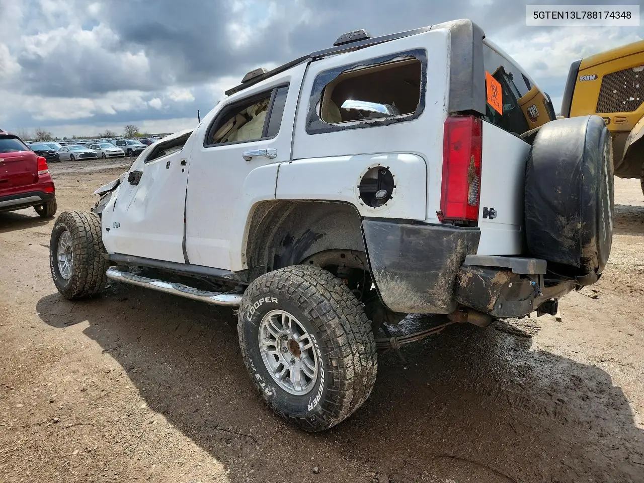 2008 Hummer H3 Alpha VIN: 5GTEN13L788174348 Lot: 50002626