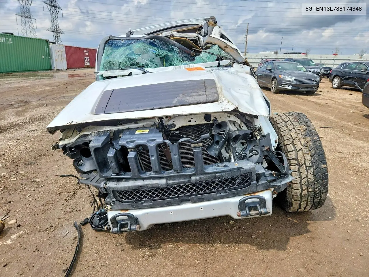 2008 Hummer H3 Alpha VIN: 5GTEN13L788174348 Lot: 50002626
