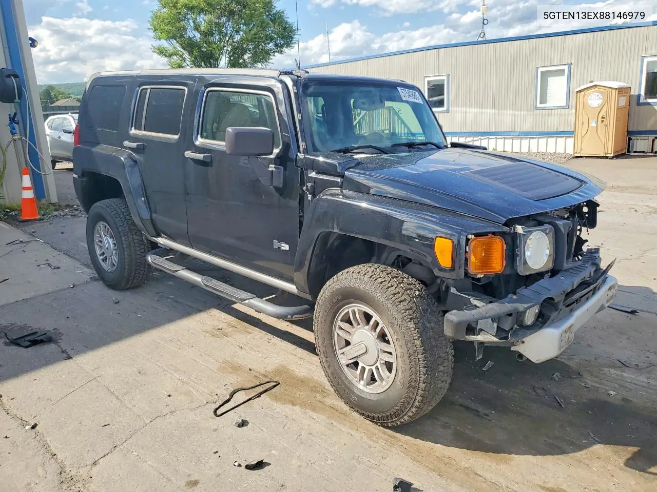 2008 Hummer H3 VIN: 5GTEN13EX88146979 Lot: 57540886