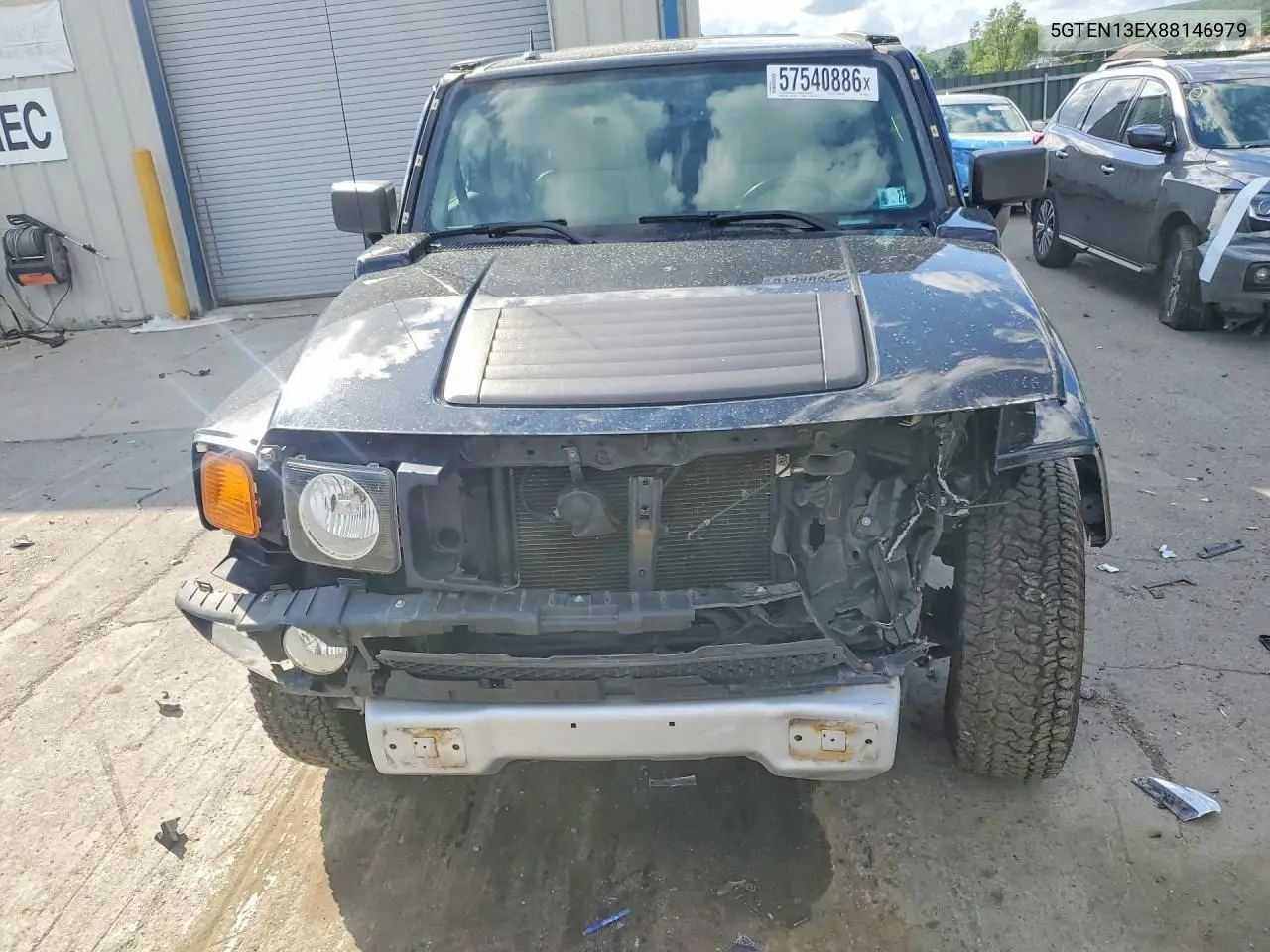 2008 Hummer H3 VIN: 5GTEN13EX88146979 Lot: 57540886