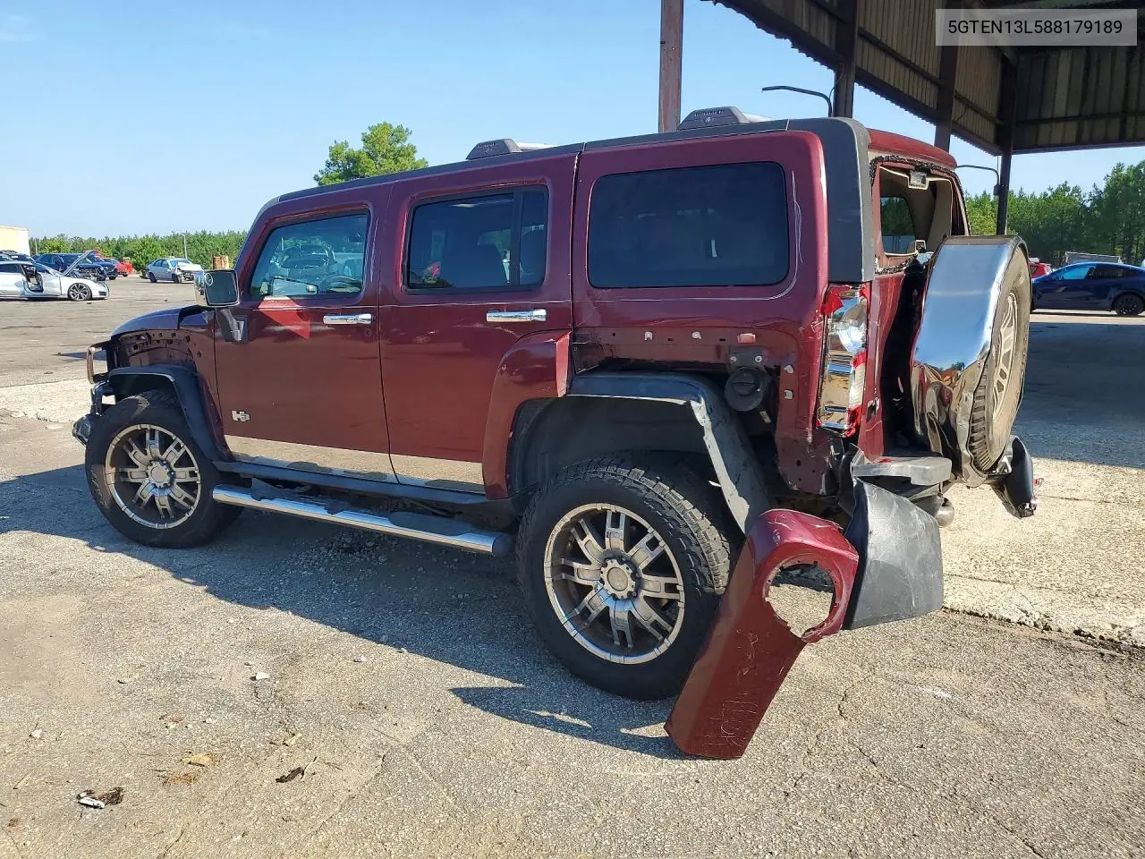 2008 Hummer H3 Alpha VIN: 5GTEN13L588179189 Lot: 59676116