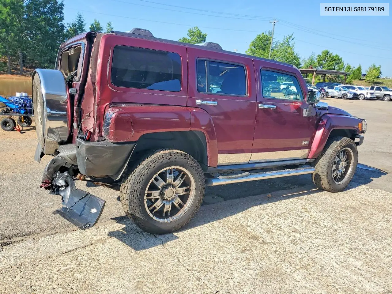 2008 Hummer H3 Alpha VIN: 5GTEN13L588179189 Lot: 59676116