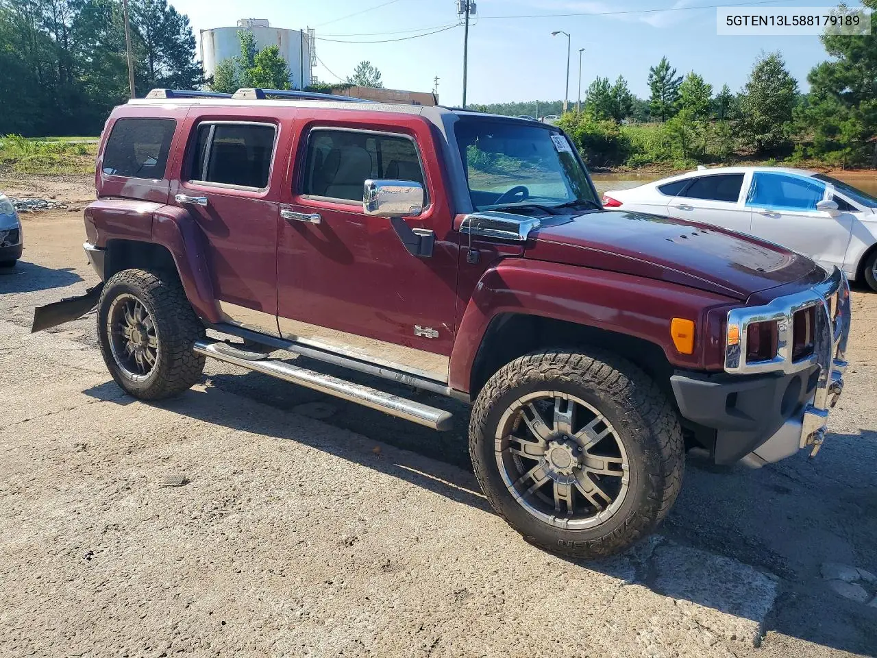 2008 Hummer H3 Alpha VIN: 5GTEN13L588179189 Lot: 59676116