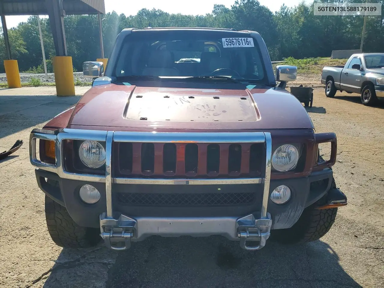 2008 Hummer H3 Alpha VIN: 5GTEN13L588179189 Lot: 59676116
