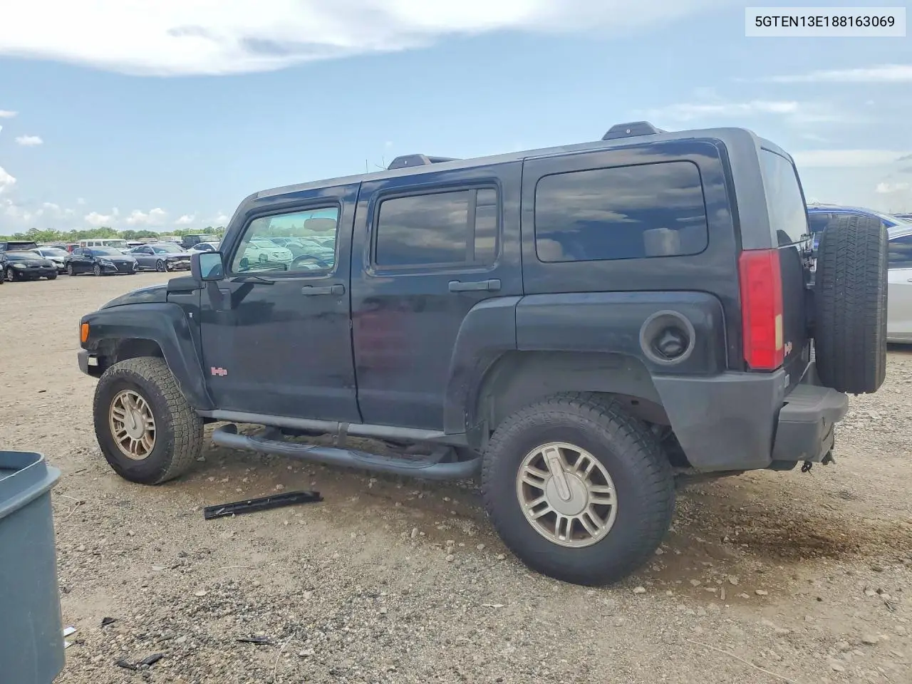 2008 Hummer H3 VIN: 5GTEN13E188163069 Lot: 60301346