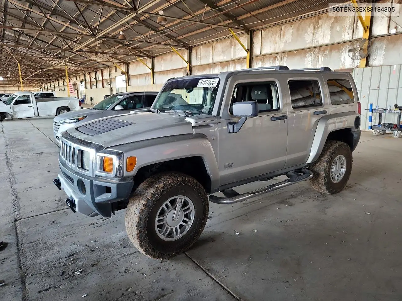 2008 Hummer H3 Adventure VIN: 5GTEN33EX88184305 Lot: 61977836