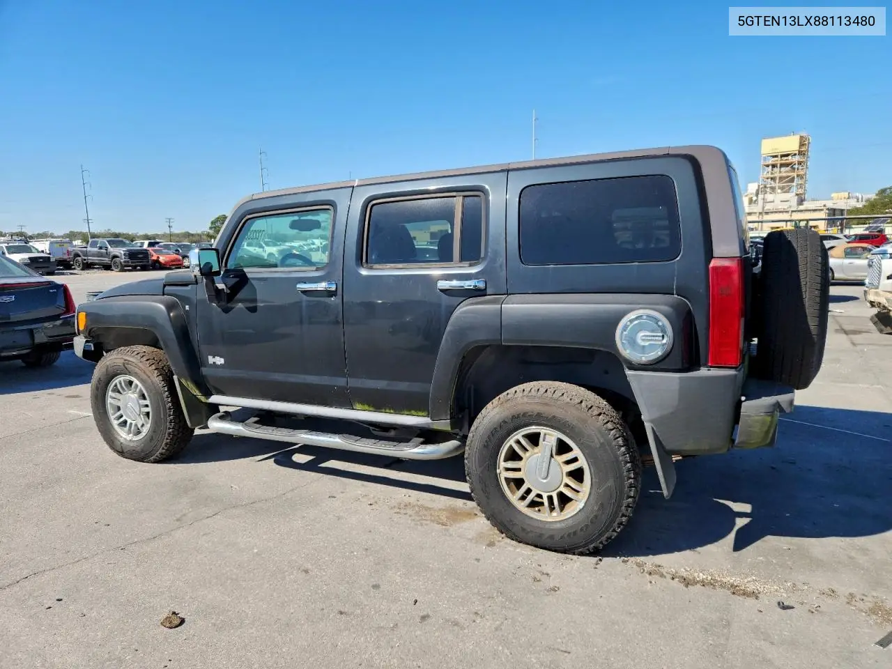2008 Hummer H3 Alpha VIN: 5GTEN13LX88113480 Lot: 72223235